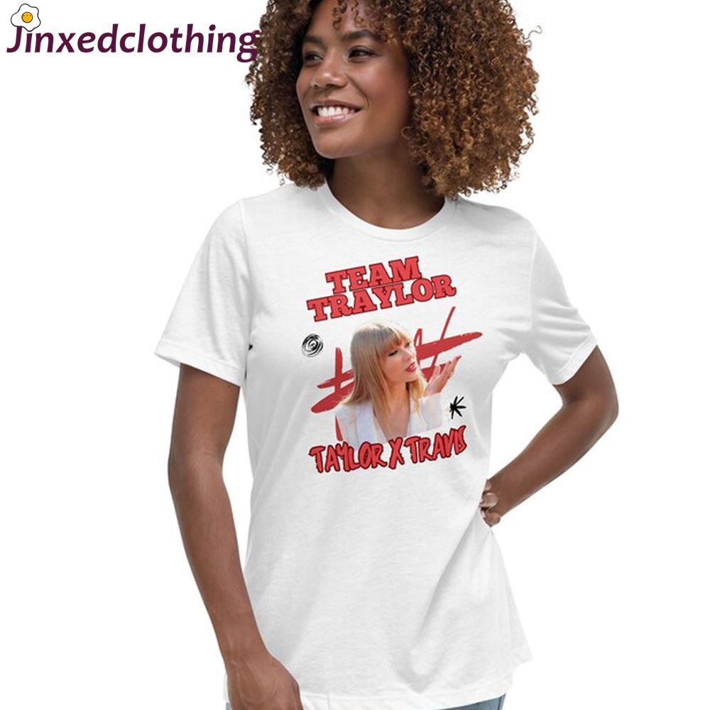 Official Taylor Swift X Travis Kelce Team Traylor T-shirt 